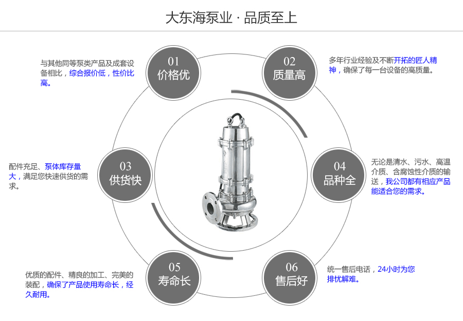 大東海泵業不銹鋼污水泵質量保證圖